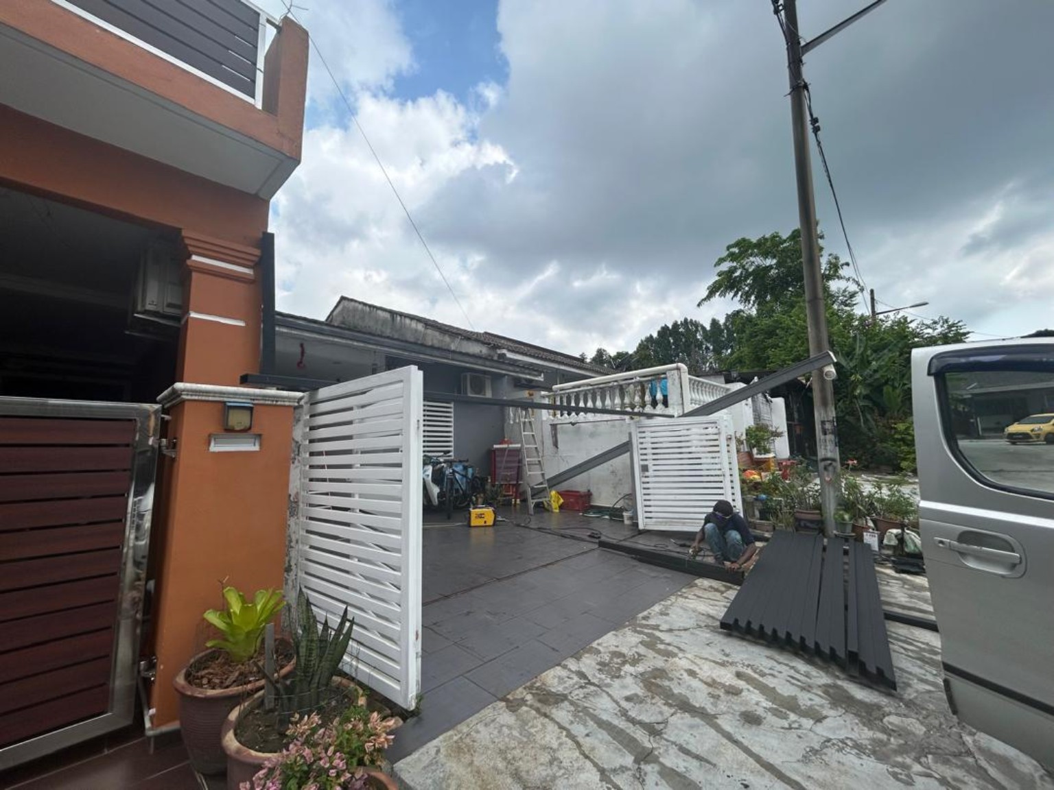 Contoh awning rumah